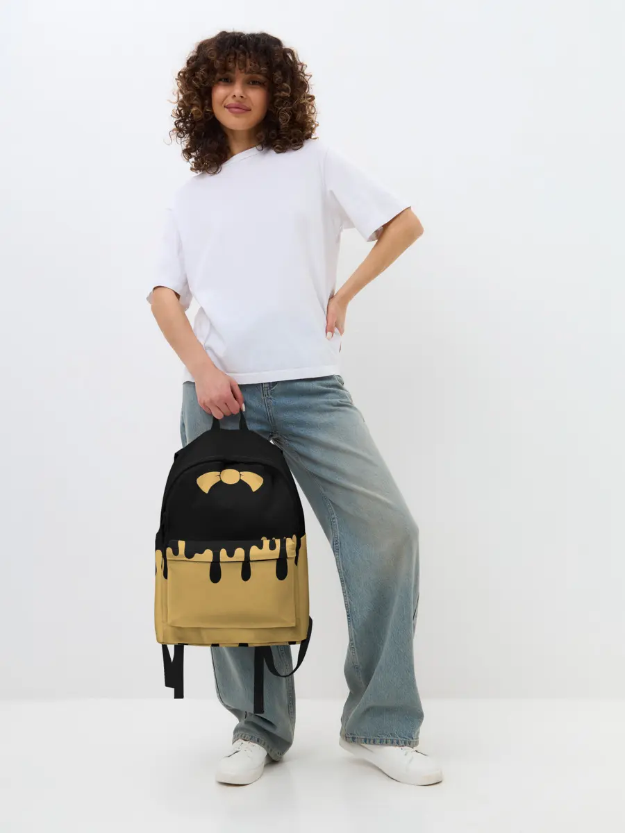 Рюкзак джинсовый / Bendy And The Ink Machine