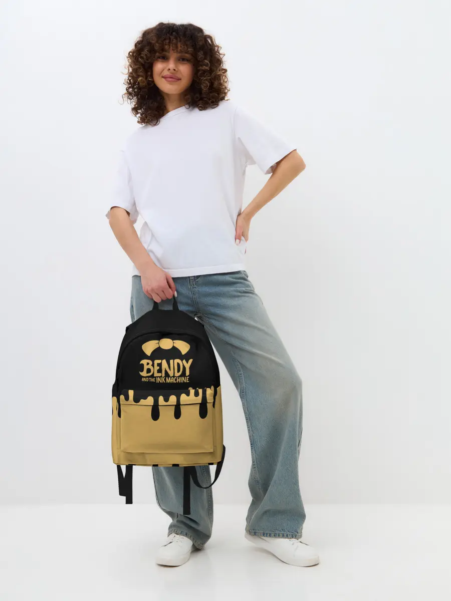 Рюкзак джинсовый / Bendy And The Ink Machine
