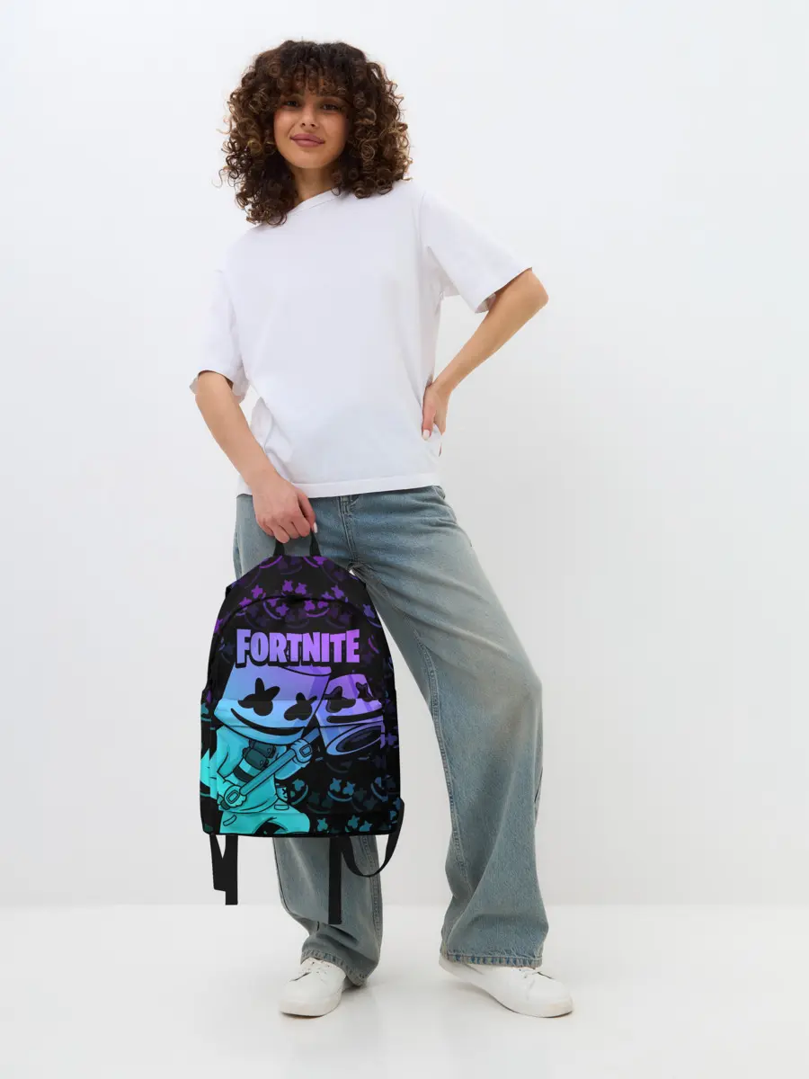 Рюкзак джинсовый / FORTNITE MARSHMELLO