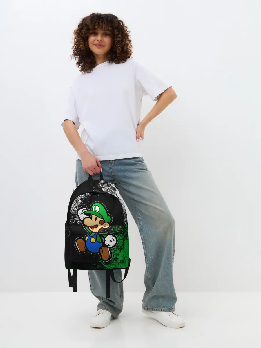 Рюкзак джинсовый / Luigis Mansion