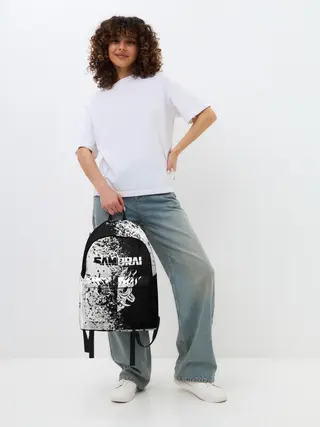 Рюкзак джинсовый / Cyberpunk 2077 | Samurai.