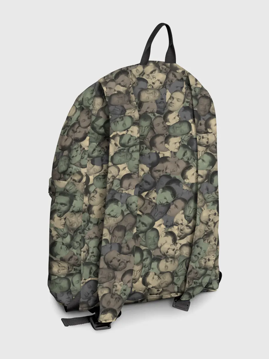 Рюкзак джинсовый / Камуфляж Зеленый Слоник