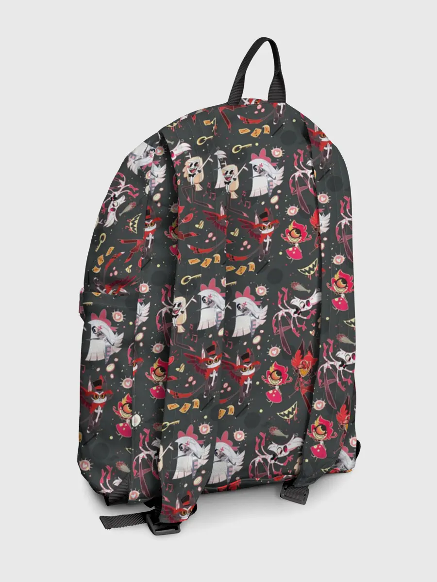 Рюкзак джинсовый / Hazbin Hotel