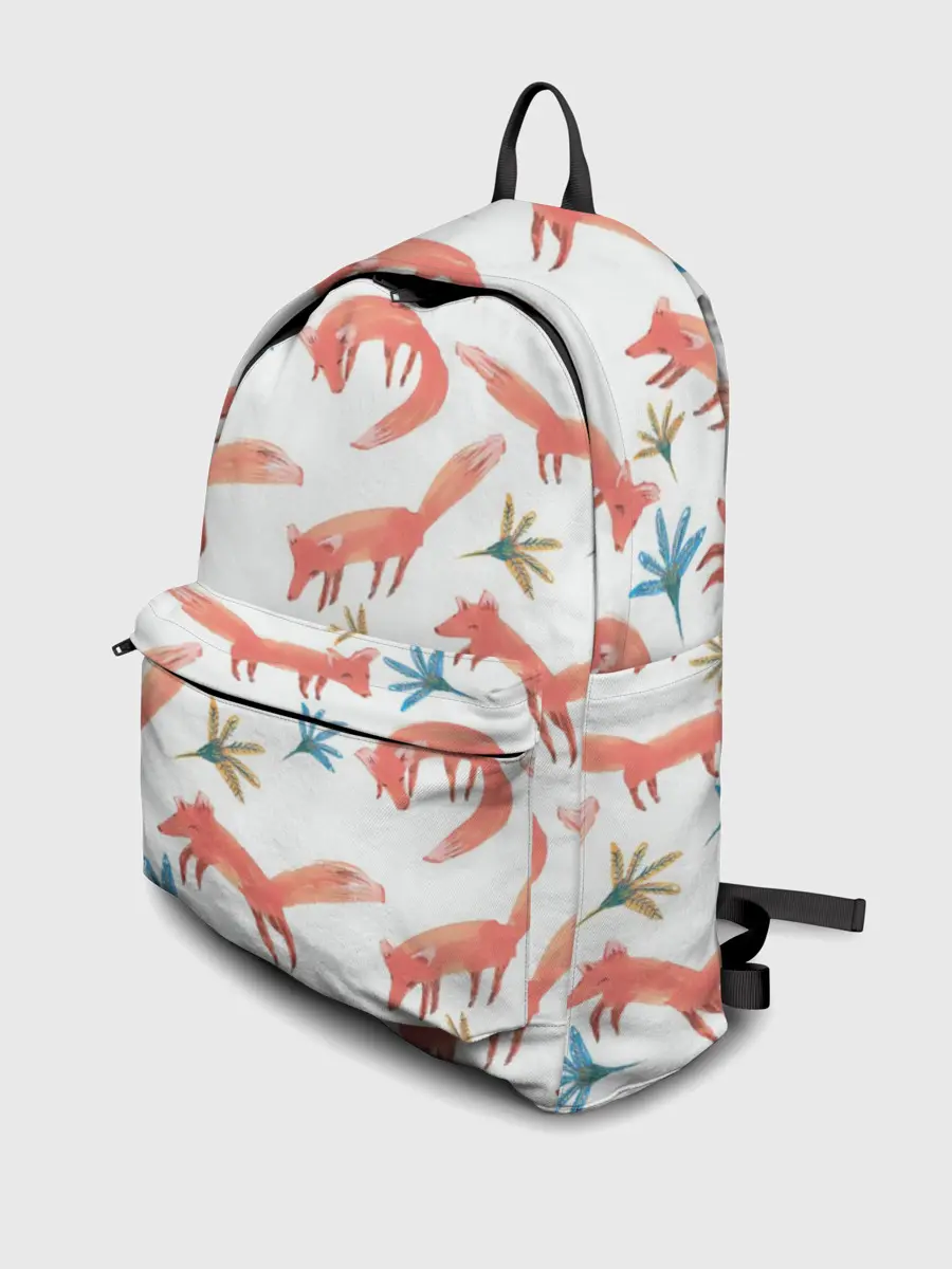 Рюкзак джинсовый / Fox Pattern