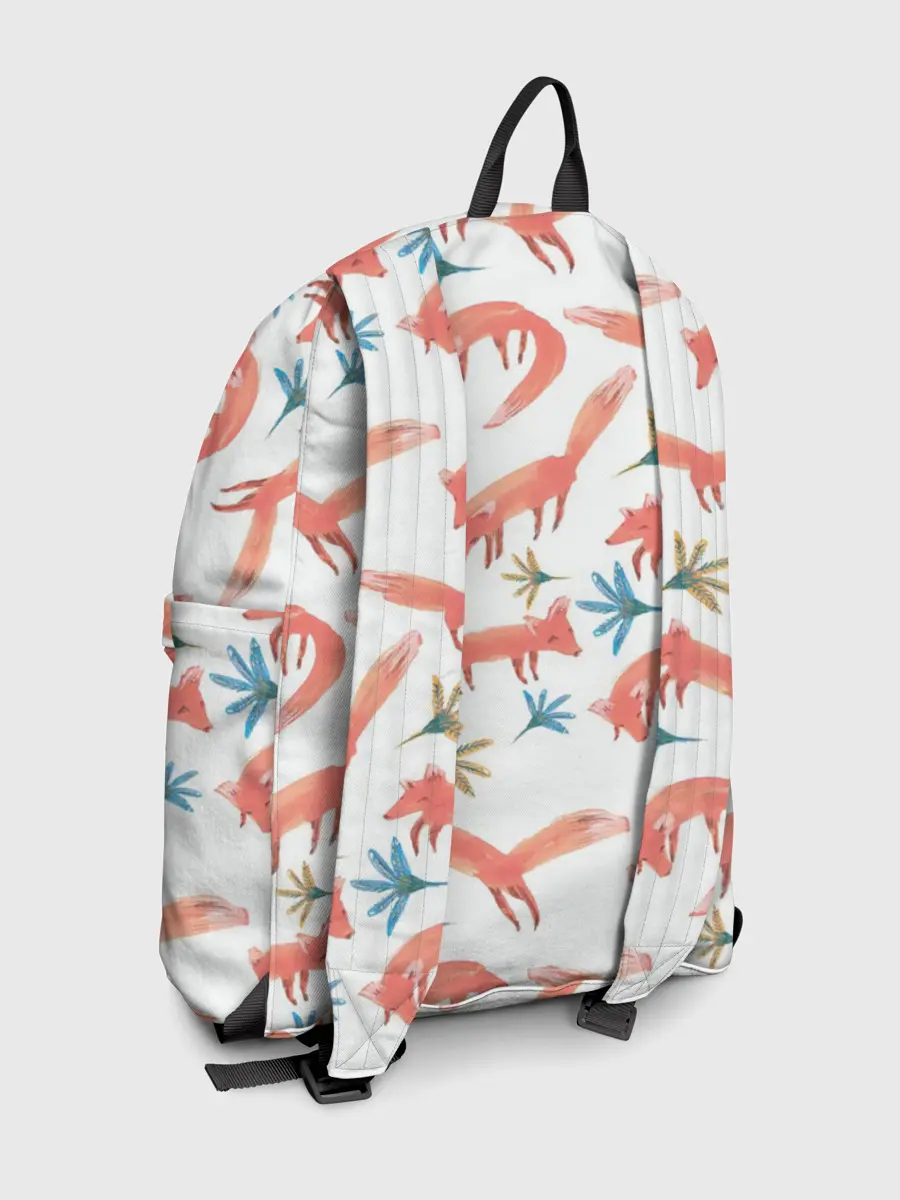 Рюкзак джинсовый / Fox Pattern