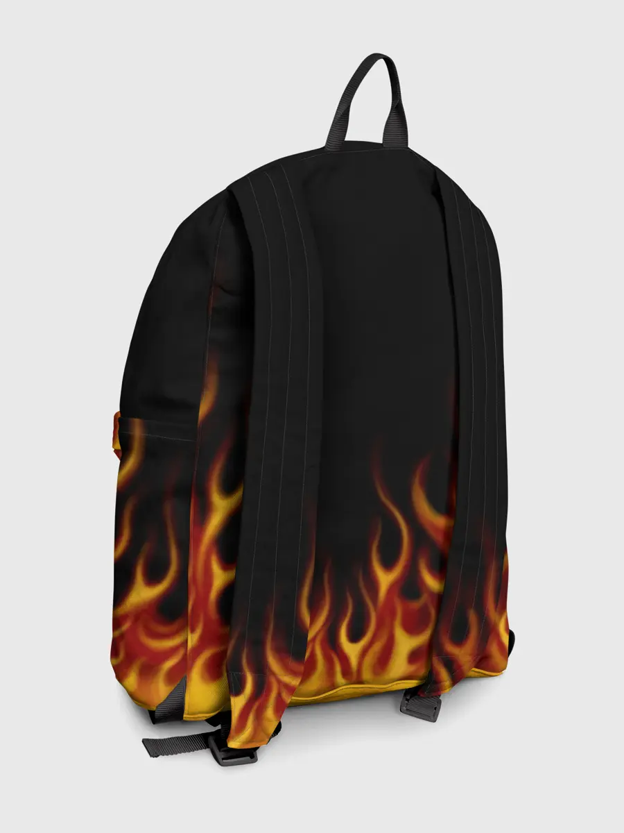 Рюкзак джинсовый / Пламя Old School