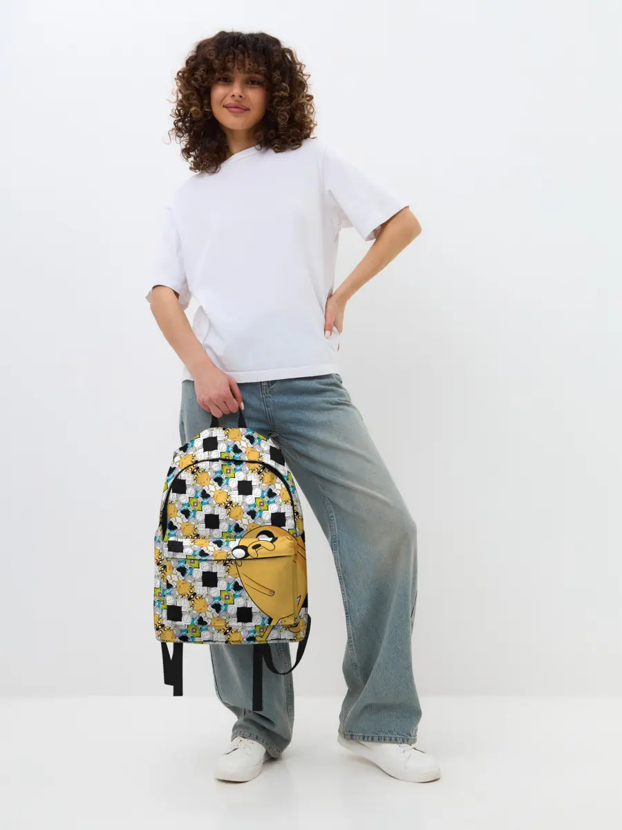 Рюкзак джинсовый / Jake Adventure Time