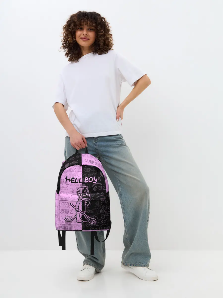 Рюкзак джинсовый / LIL PEEP HELL BOY