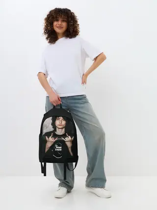 Рюкзак джинсовый / finn wolfhard