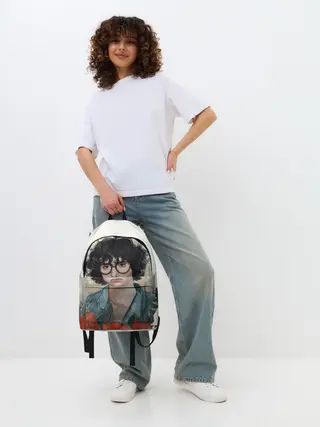 Рюкзак джинсовый / finn wolfhard