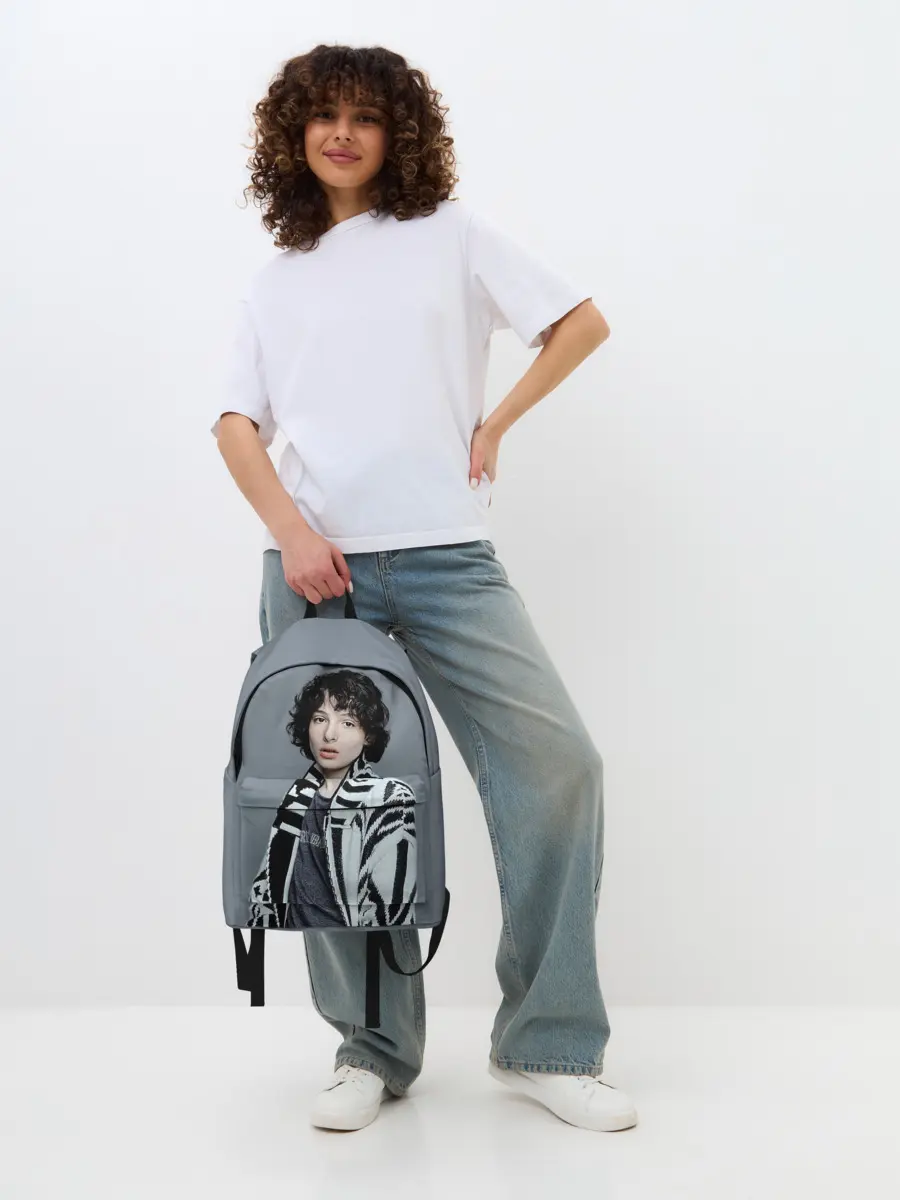 Рюкзак джинсовый / finn wolfhard