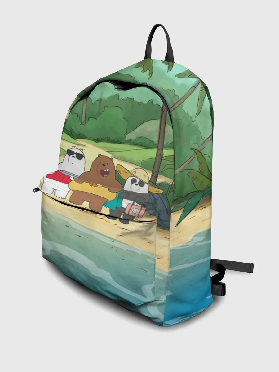 Рюкзак джинсовый / Bears on the beach