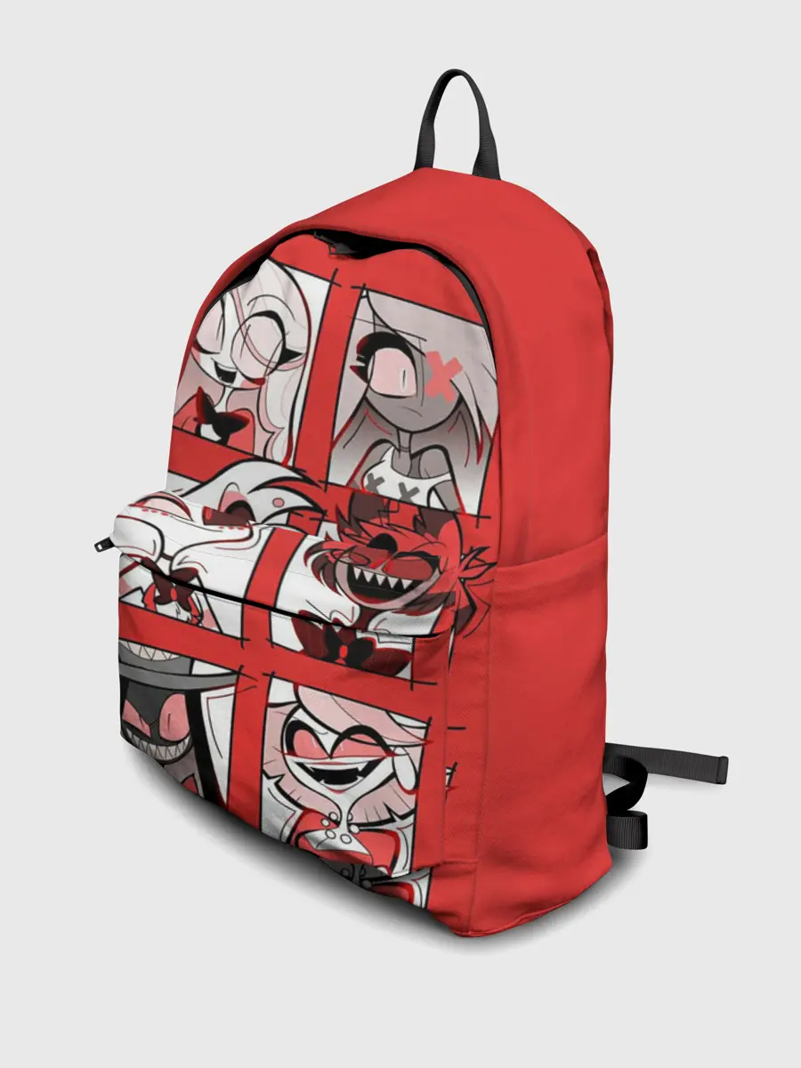 Рюкзак джинсовый / Hazbin Hotel