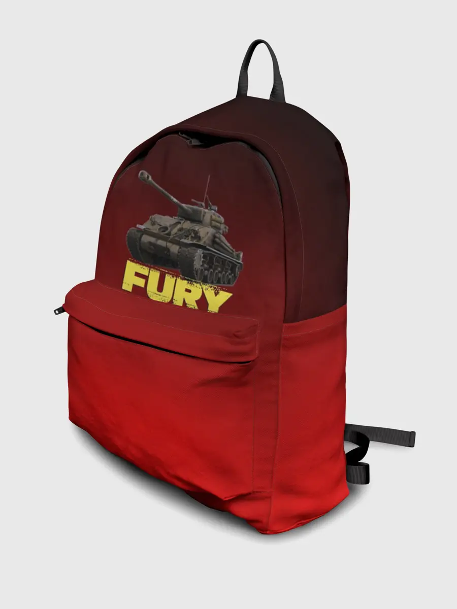 Рюкзак джинсовый / Танк ЯРОСТЬ