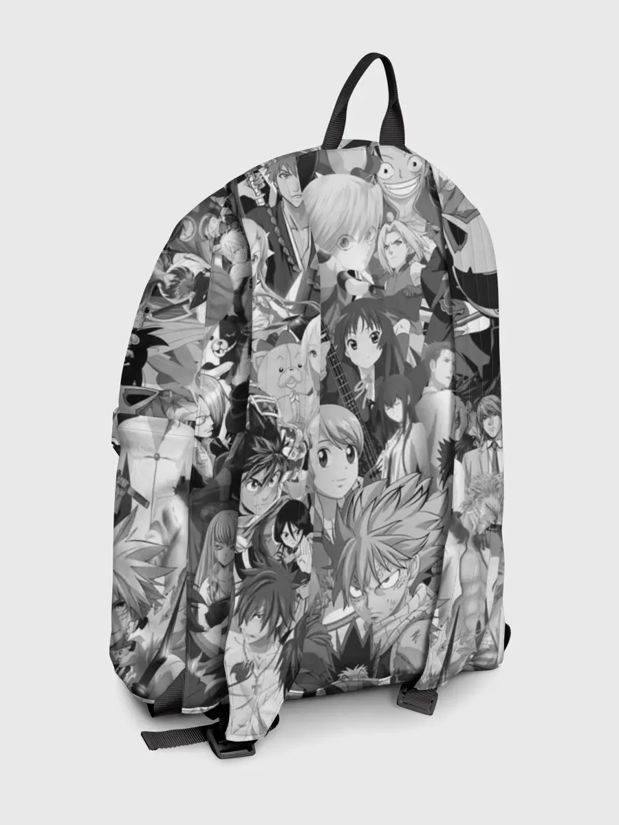 Рюкзак джинсовый / МНОГО ЧЕРНО-БЕЛЫХ АНИМЕ ДЕВОЧЕК