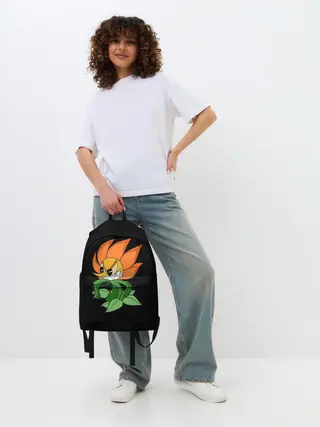 Рюкзак джинсовый / Cuphead - Кэгни Гвоздика