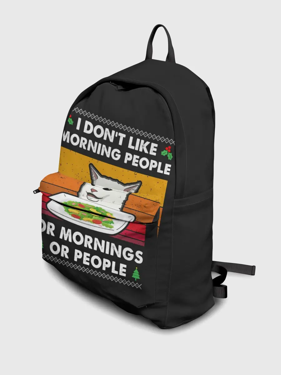 Рюкзак джинсовый / Woman Yelling at Cat