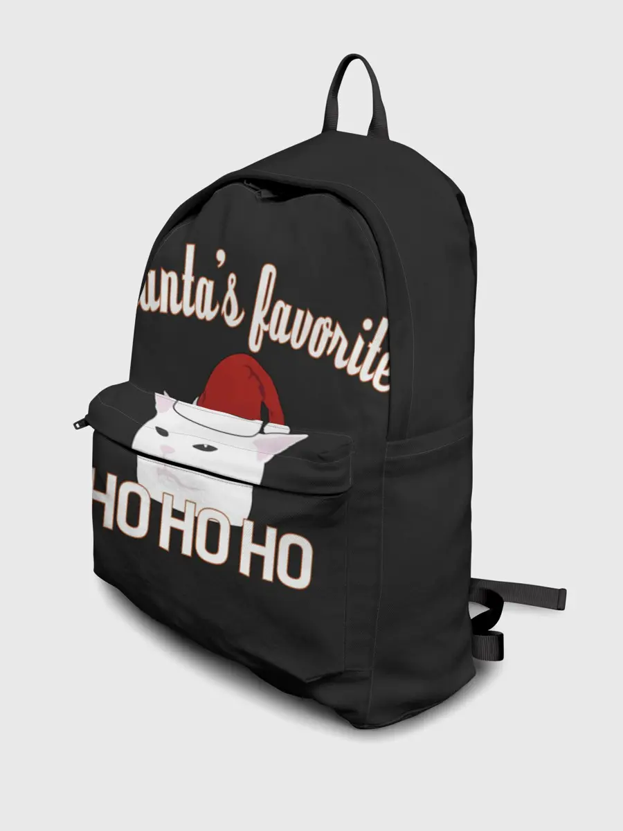 Рюкзак джинсовый / Woman Yelling at Cat