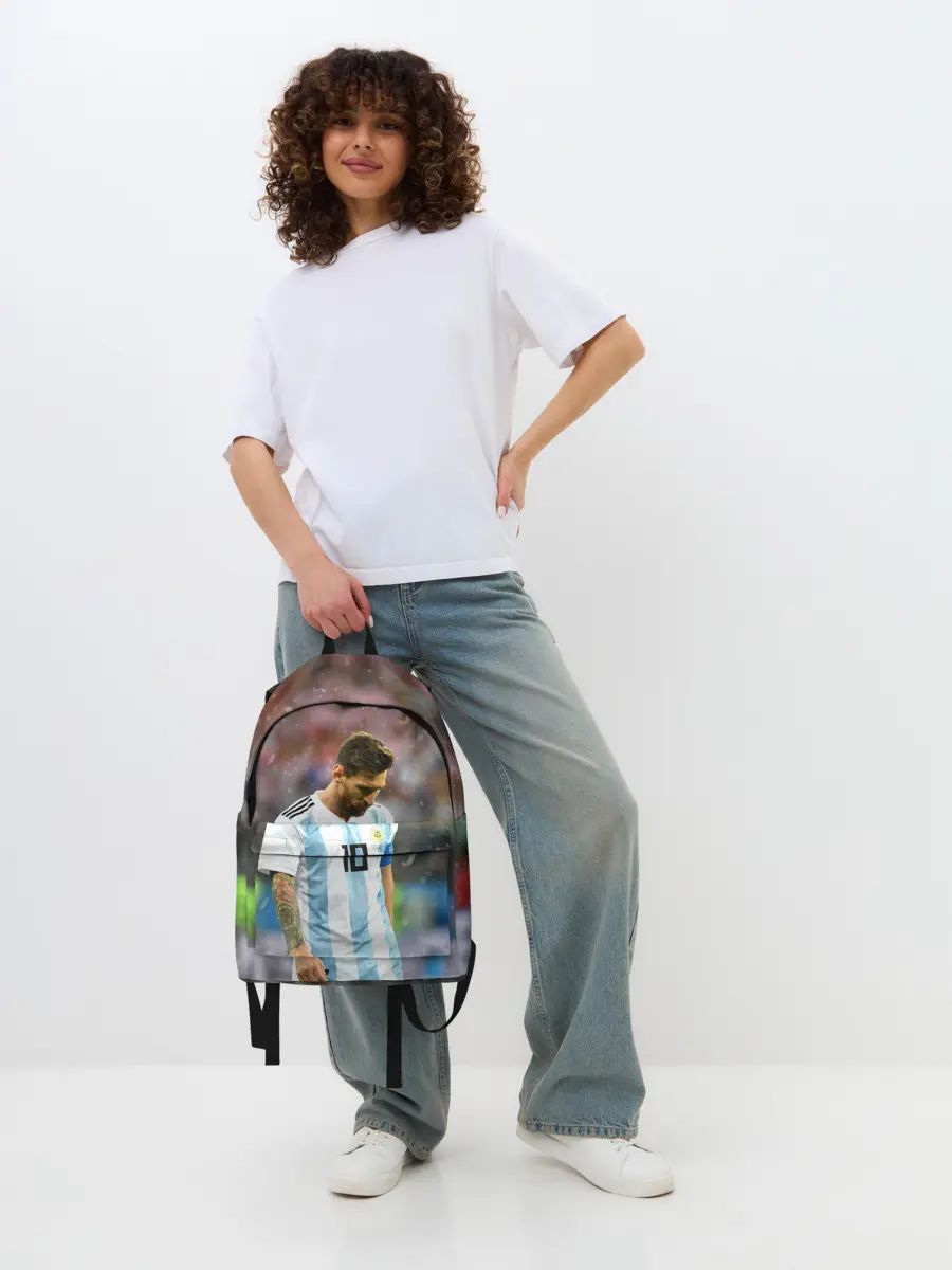 Рюкзак джинсовый / Месси Аргентина