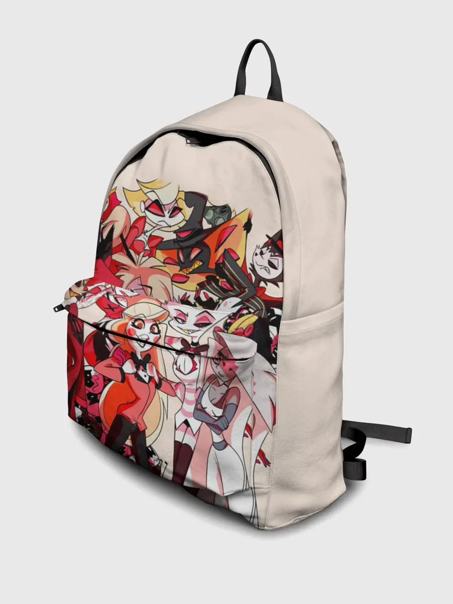 Рюкзак джинсовый / ОТЕЛЬ ХАЗБИН ПЕРСОНАЖИ