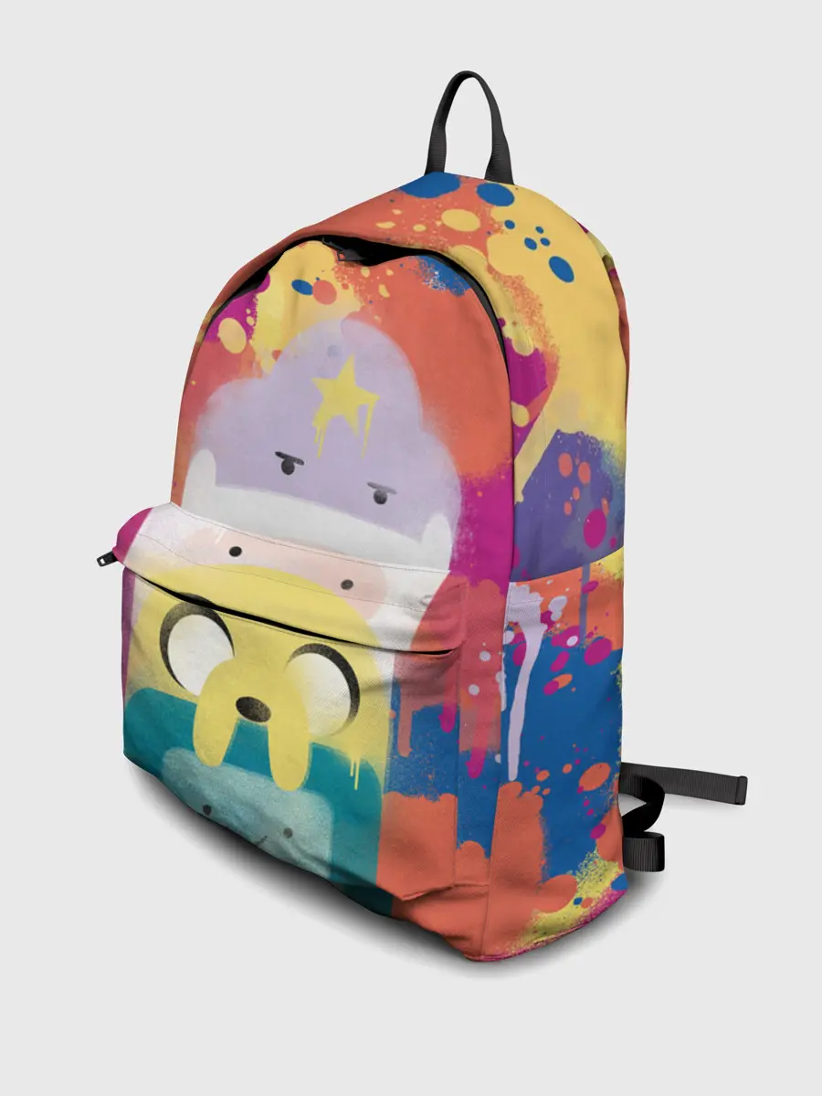 Рюкзак джинсовый / Adventure Time