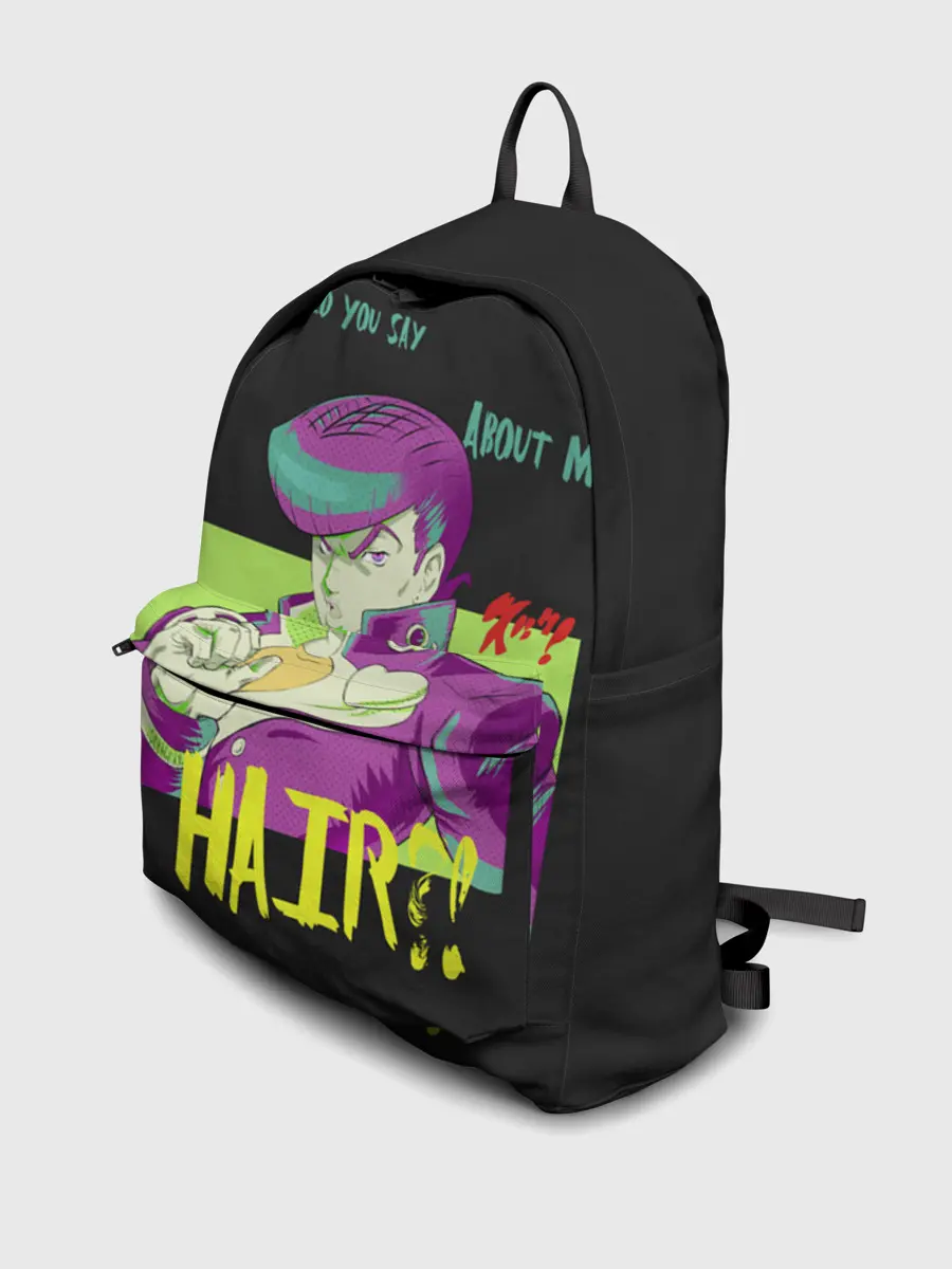 Рюкзак джинсовый / Приключения ДжоДжо Hair?!