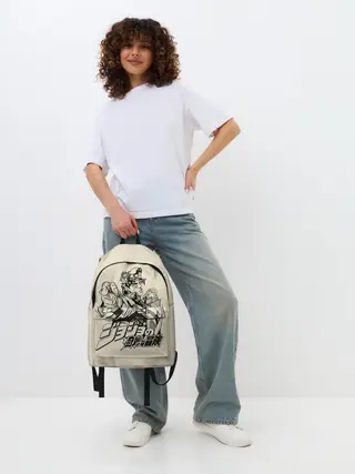 Рюкзак джинсовый / Приключения ДжоДжо