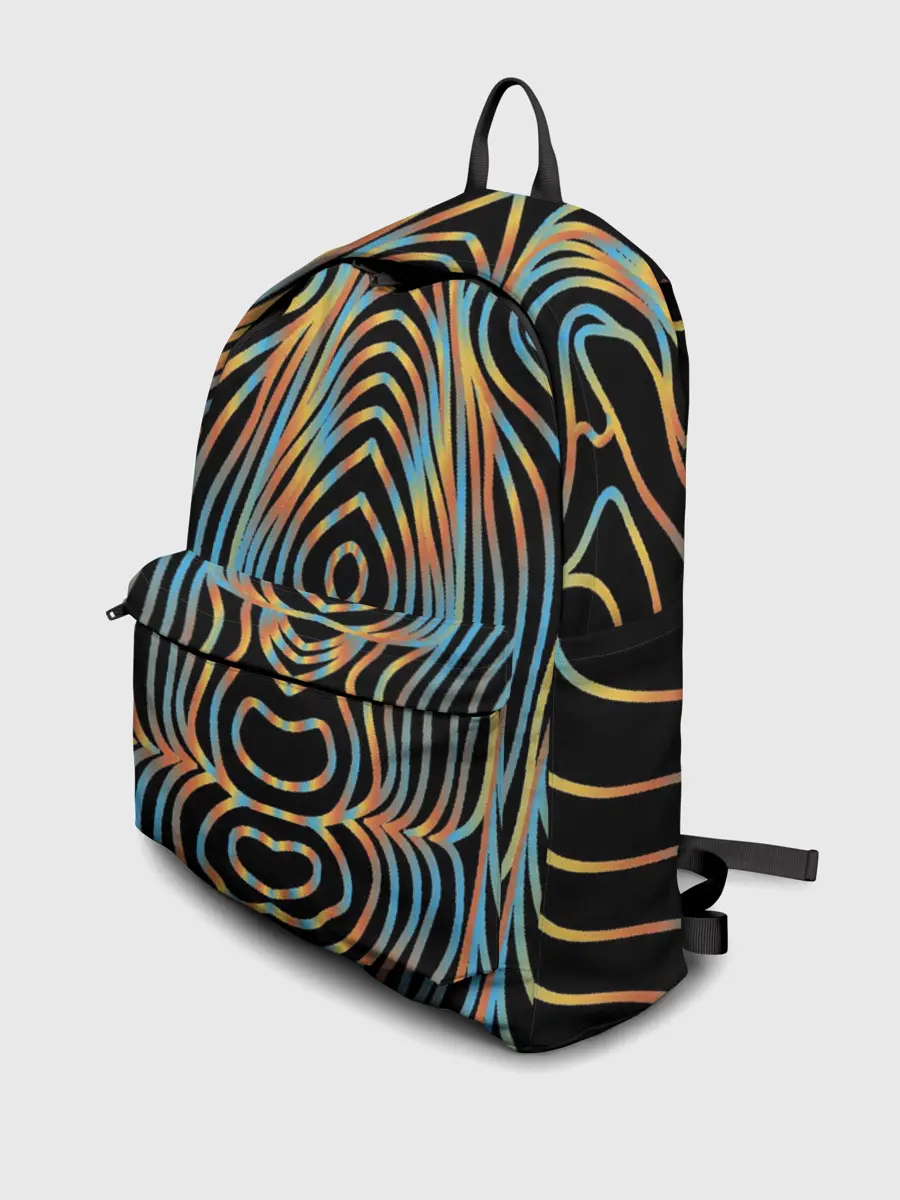 Рюкзак джинсовый / Неоновое свечение