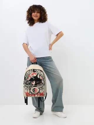 Рюкзак джинсовый / Принцесса Мононоке