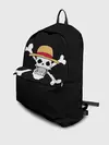 Рюкзак джинсовый / вытянутый череп One Piece
