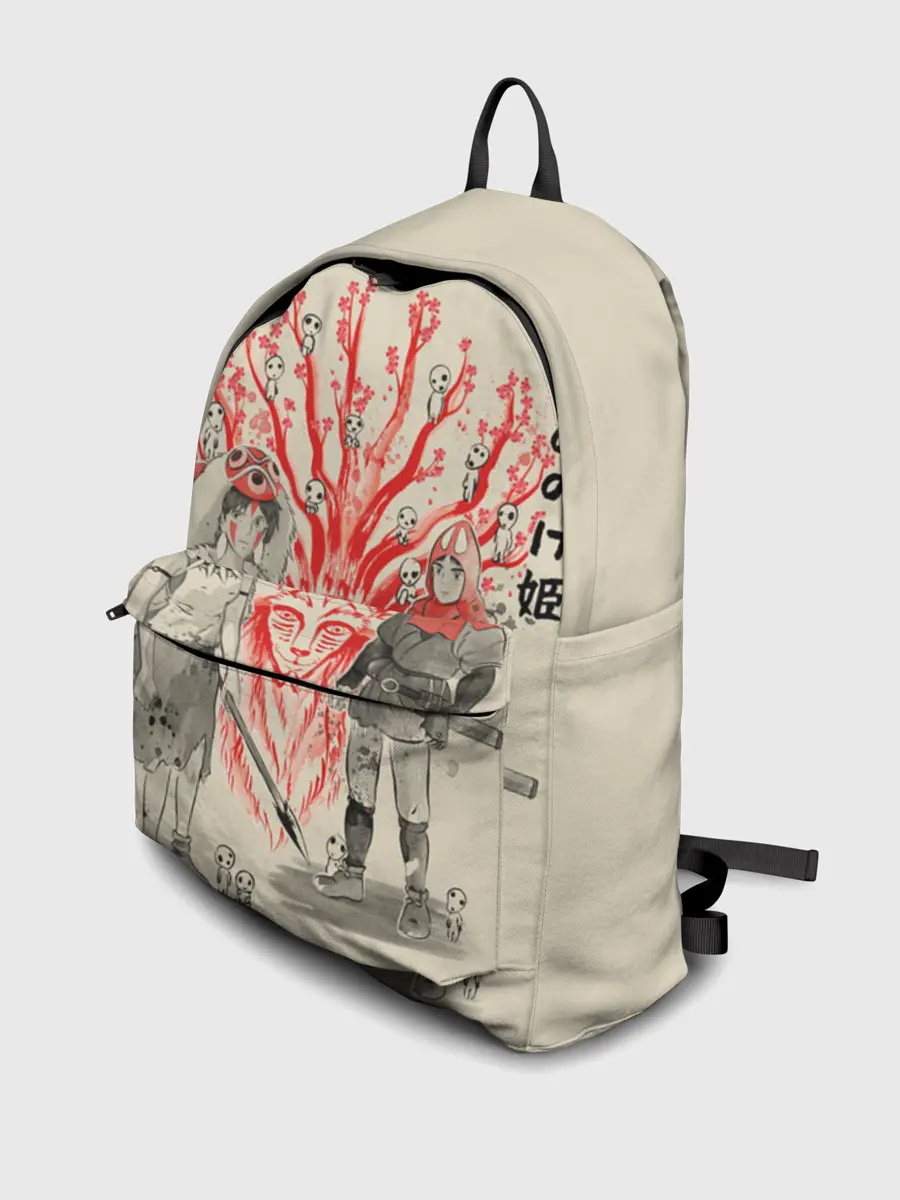 Рюкзак джинсовый / Принцесса Мононоке