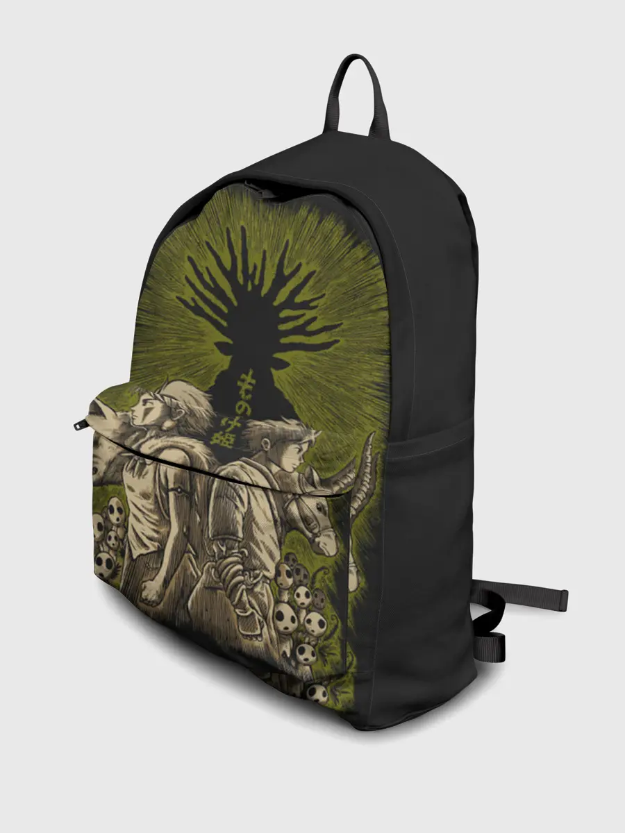 Рюкзак джинсовый / Принцесса Мононоке