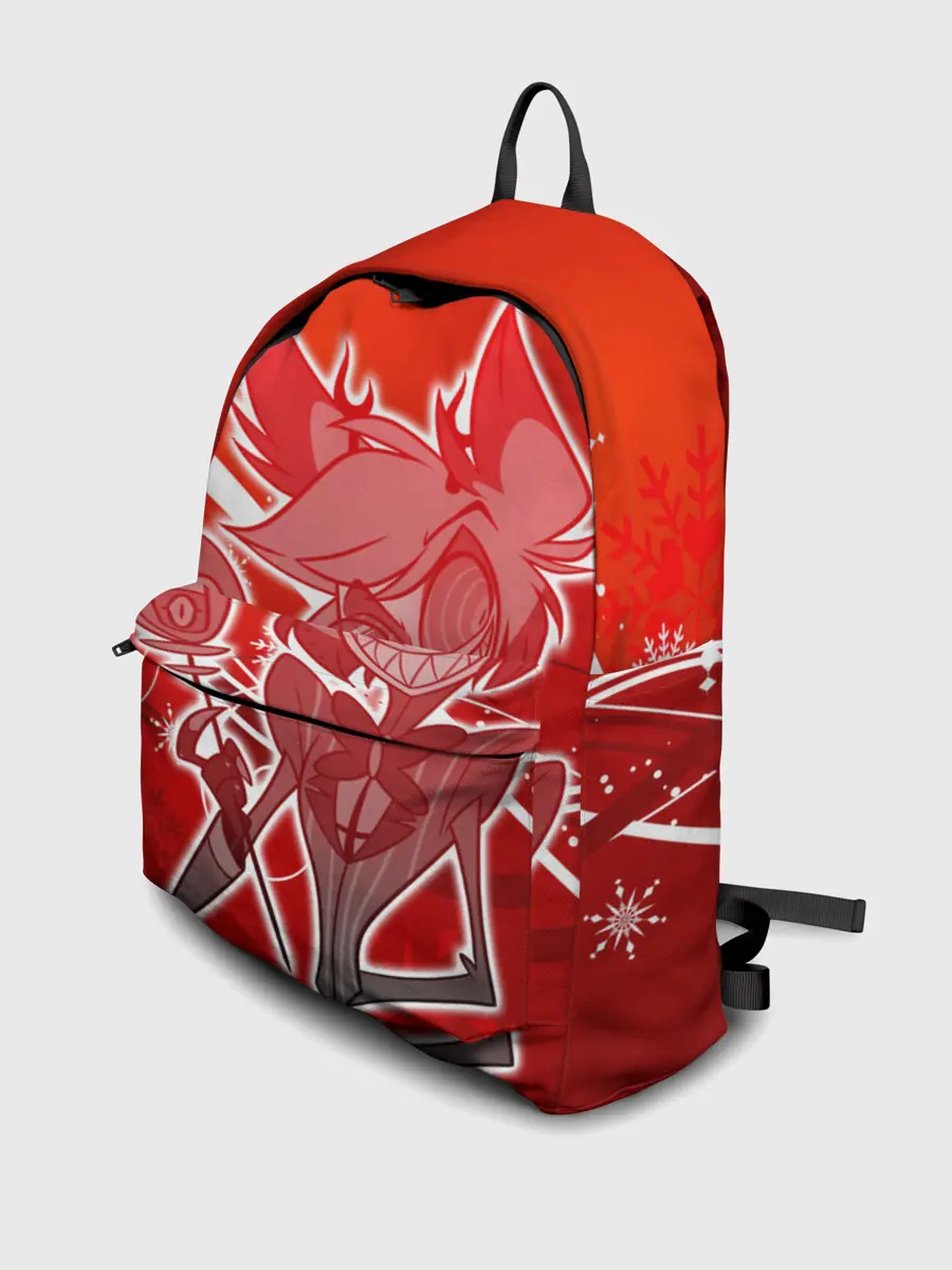 Рюкзак джинсовый / Отель хазбин Новогодний