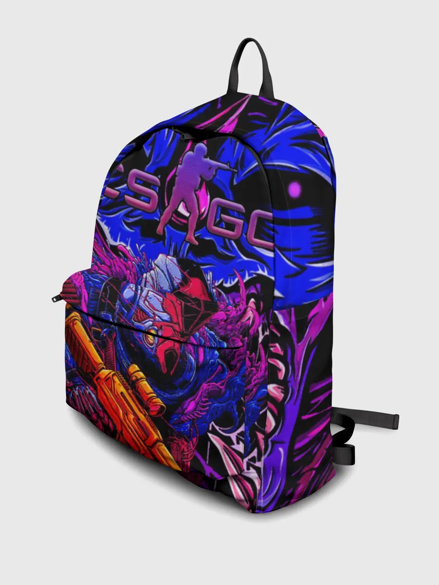 Рюкзак джинсовый / CS GO hyper beast IMBAskin