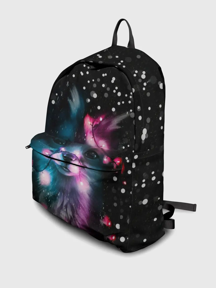 Рюкзак джинсовый / ЛИСЁНОК НОВОГОДНИЙ.