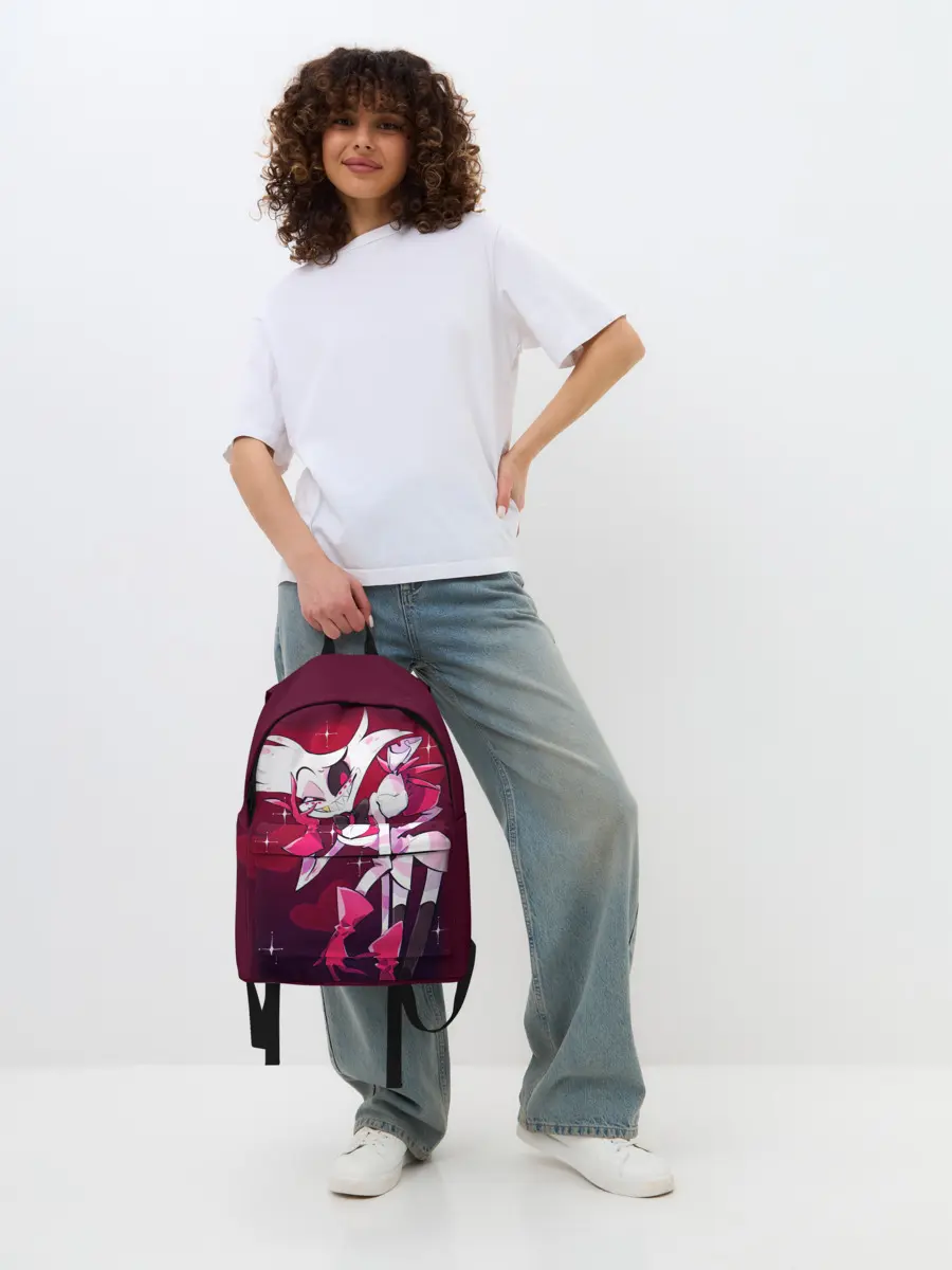 Рюкзак джинсовый / Отель Хазбин