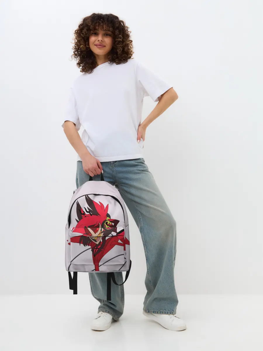 Рюкзак джинсовый / Отель Хазбин