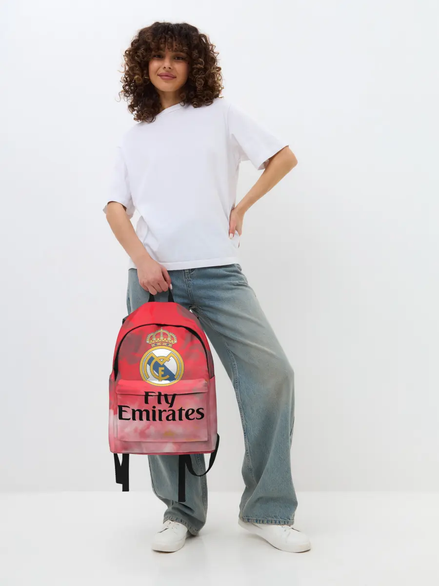 Рюкзак джинсовый / Реал Мадрид