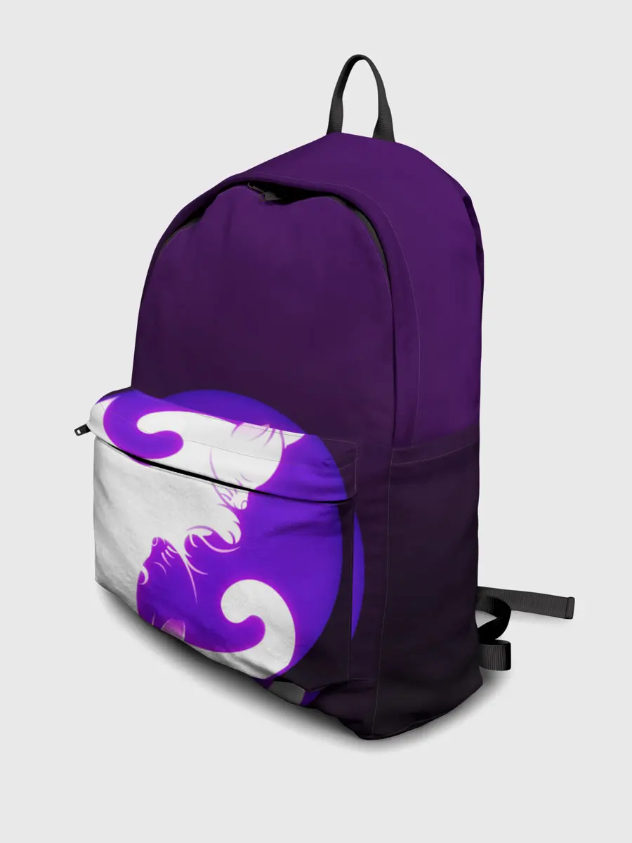 Рюкзак джинсовый / Кошачий Инь - Янь