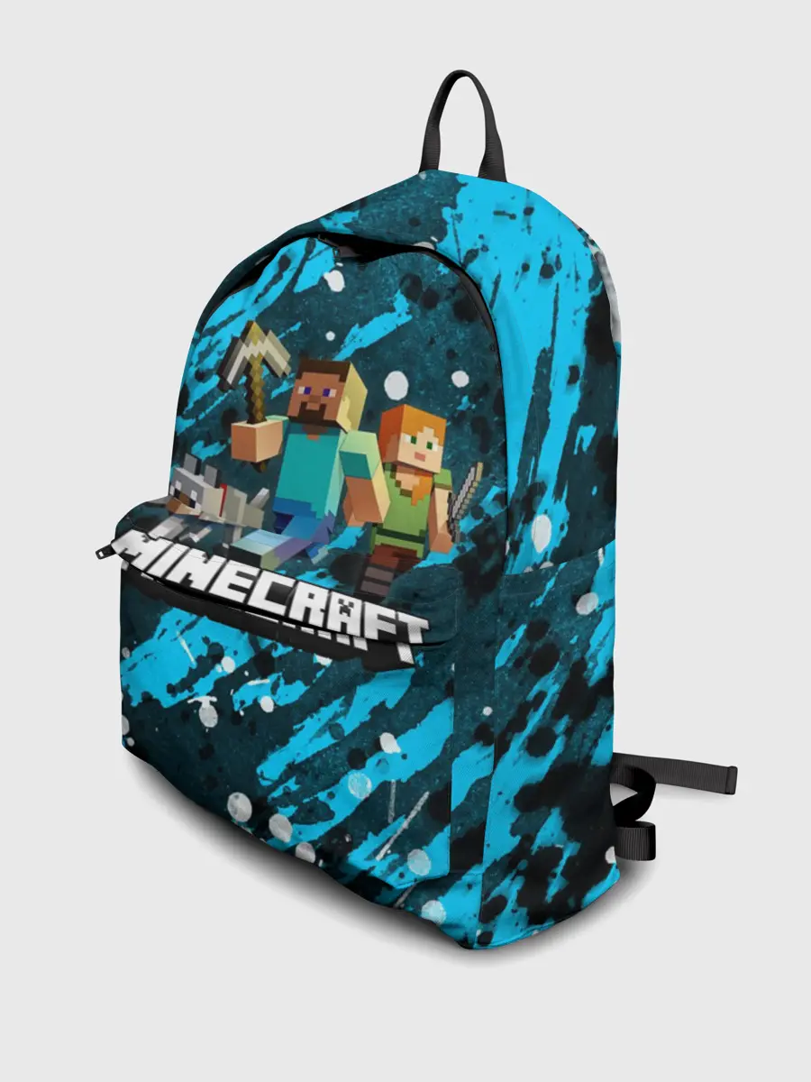 Рюкзак джинсовый / Minecraft / Майнкрафт