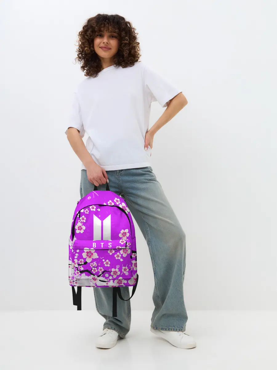 Рюкзак джинсовый / BTS