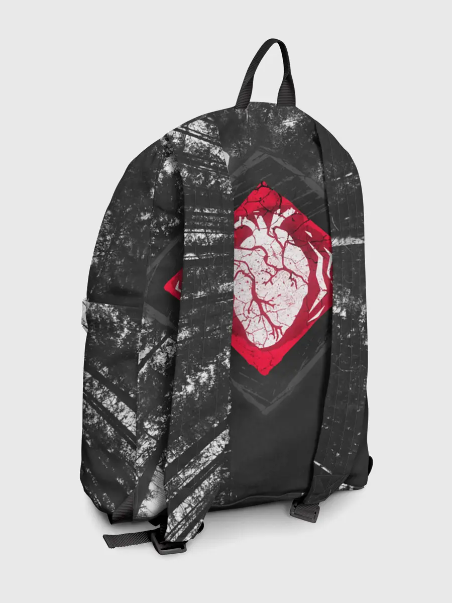 Рюкзак джинсовый / DBD - beating heart