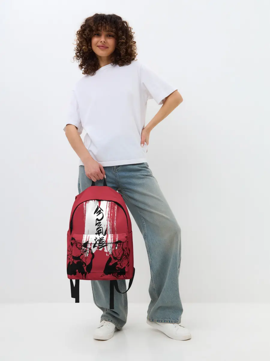 Рюкзак джинсовый / Айкидо