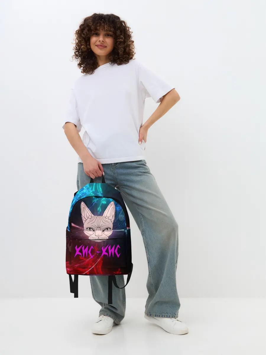 Рюкзак джинсовый / Кис-Кис