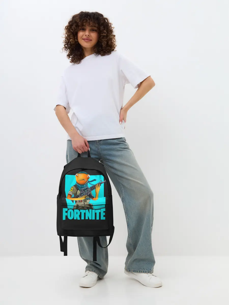 Рюкзак джинсовый / Fortnite
