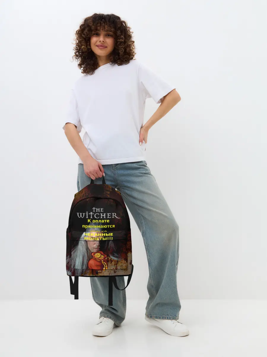 Рюкзак джинсовый / Ведьмаку заплатите