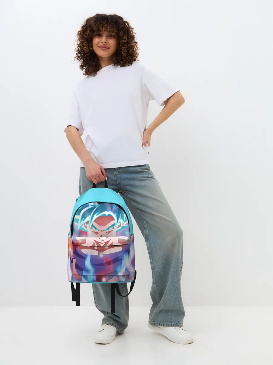 Рюкзак джинсовый / Гоку