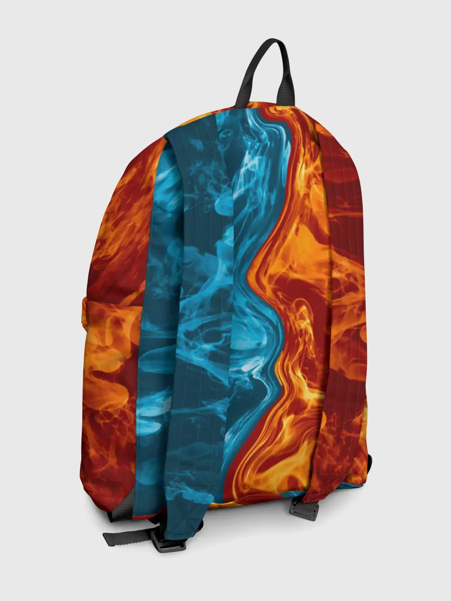 Рюкзак джинсовый / Огонь и вода