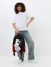 Рюкзак джинсовый / MONOKUMA В ПЛАМЕНИ / МОНОКУМА