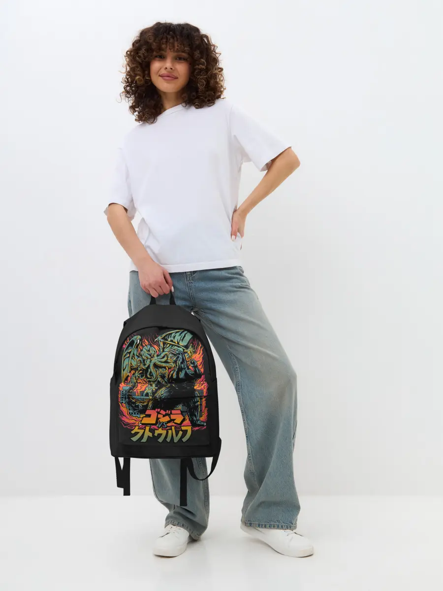 Рюкзак джинсовый / Ктулху